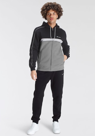 Champion Authentic Athletic Apparel Tracksuit in Grey: front