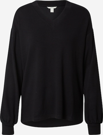 Esprit Bodywear Sweatshirt in Black: front