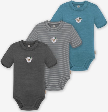 Barboteuse / body normani en bleu : devant