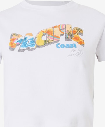 balta RIP CURL Marškinėliai 'HALEY O BABY': priekis