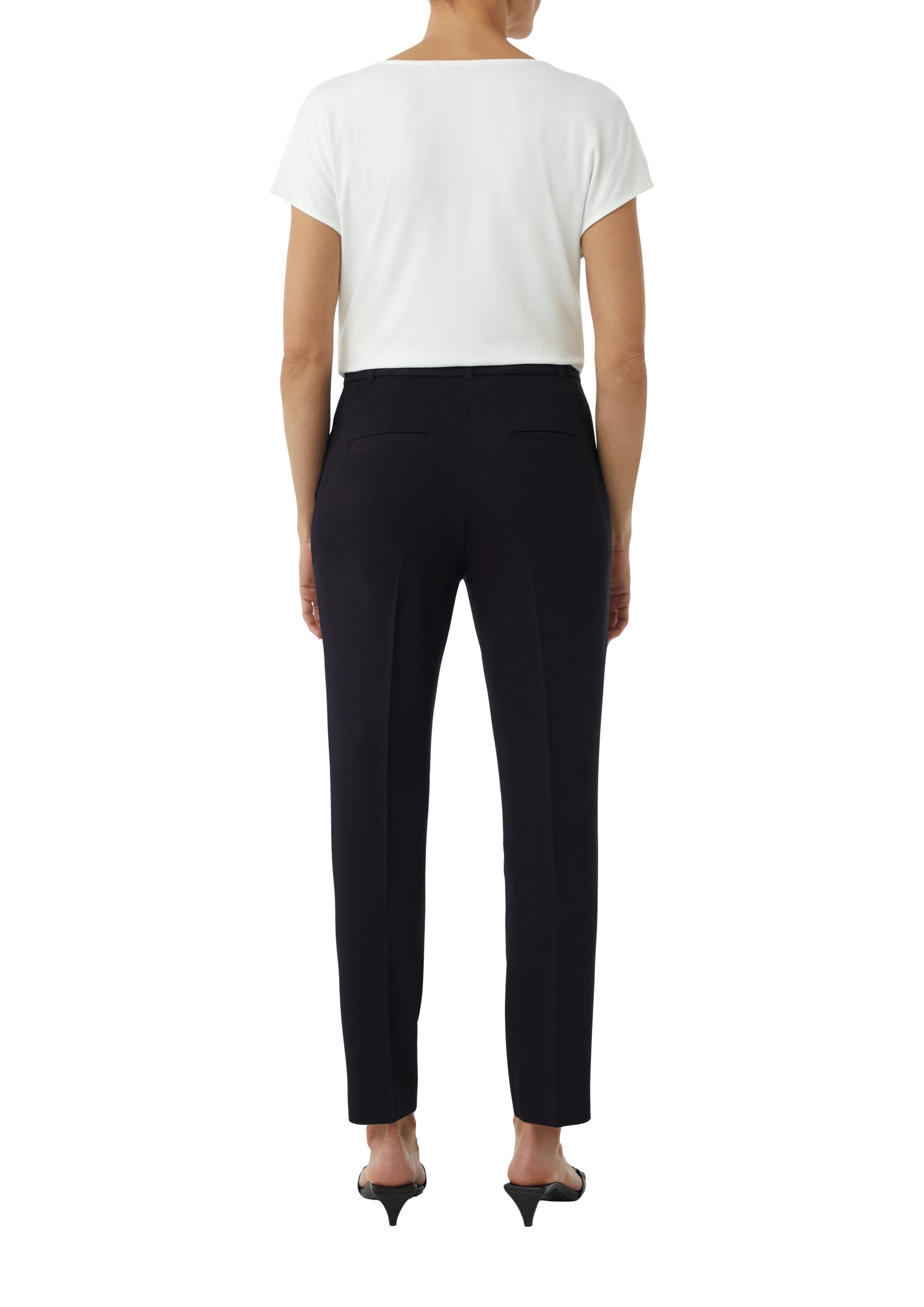 COMMA Slimfit Hose in Blau