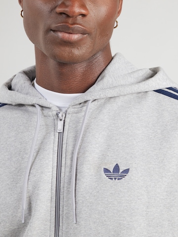 ADIDAS ORIGINALS Bluza rozpinana 'Adicolor' w kolorze szary