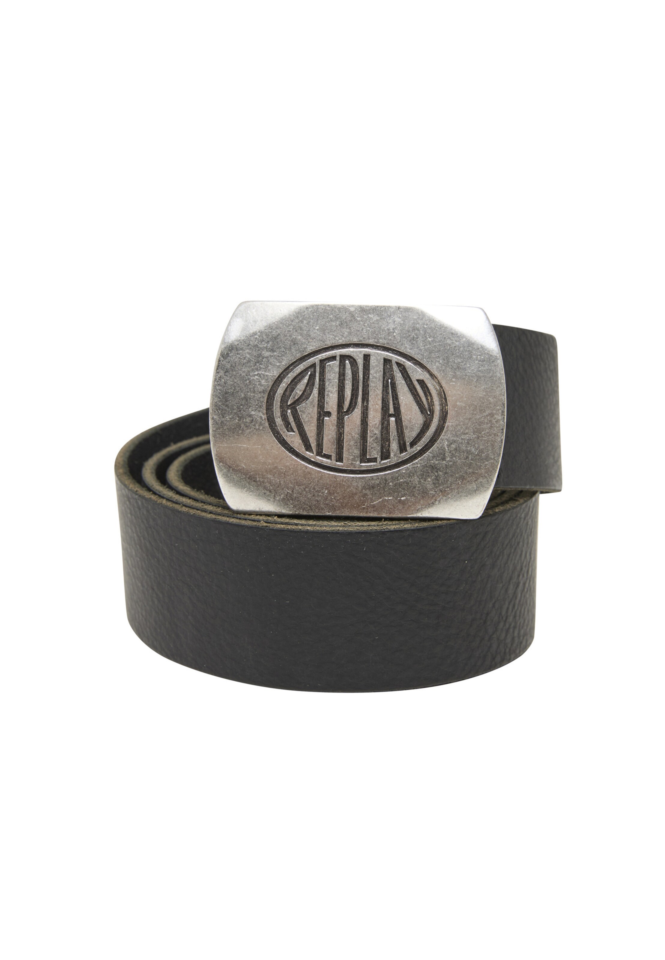 REPLAY Belt in Black: front