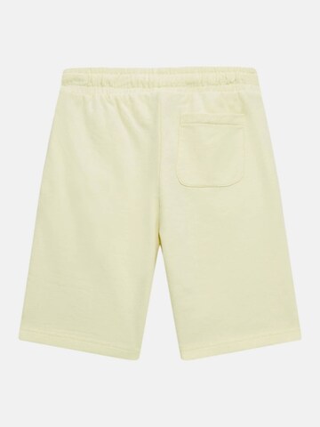 GUESS Regular Pants in Yellow