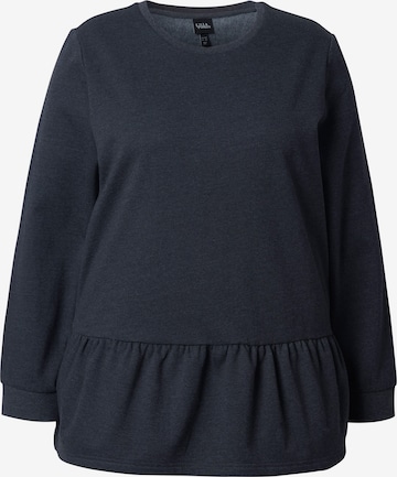 Ulla Popken Sweatshirt in Black: front