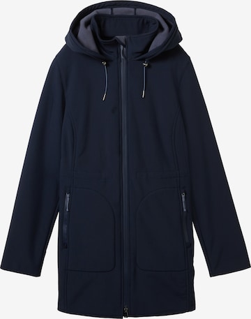 Manteau mi-saison TOM TAILOR en bleu : devant