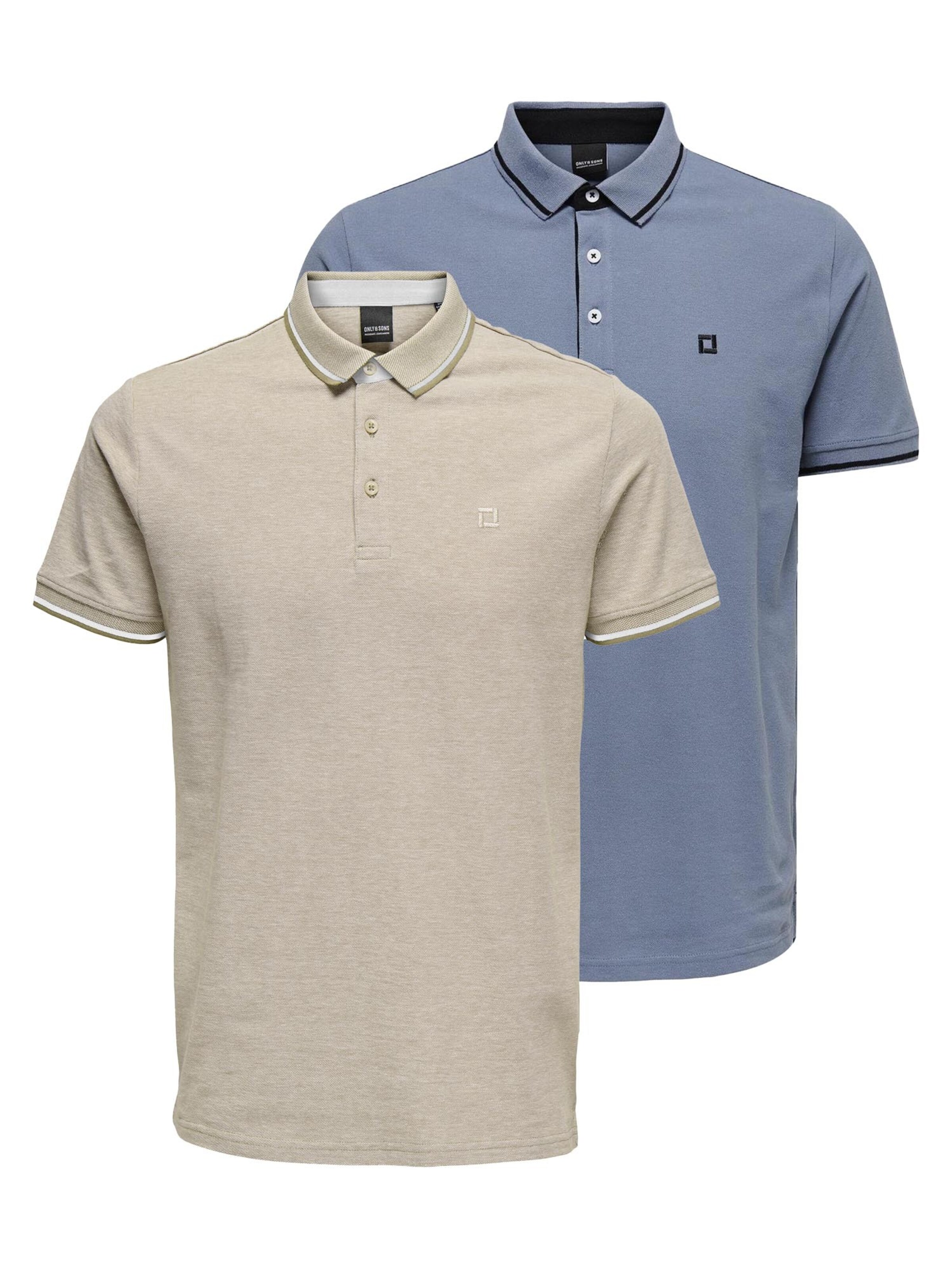 Only & Sons Shirt 'Onsefletcher'‌‌‌ in Blau: Vorderseite