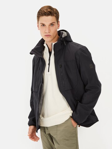 CAMEL ACTIVE TeXXXactive® Windbreaker mit abnehmbarer Kapuze in Blau: Vorderseite