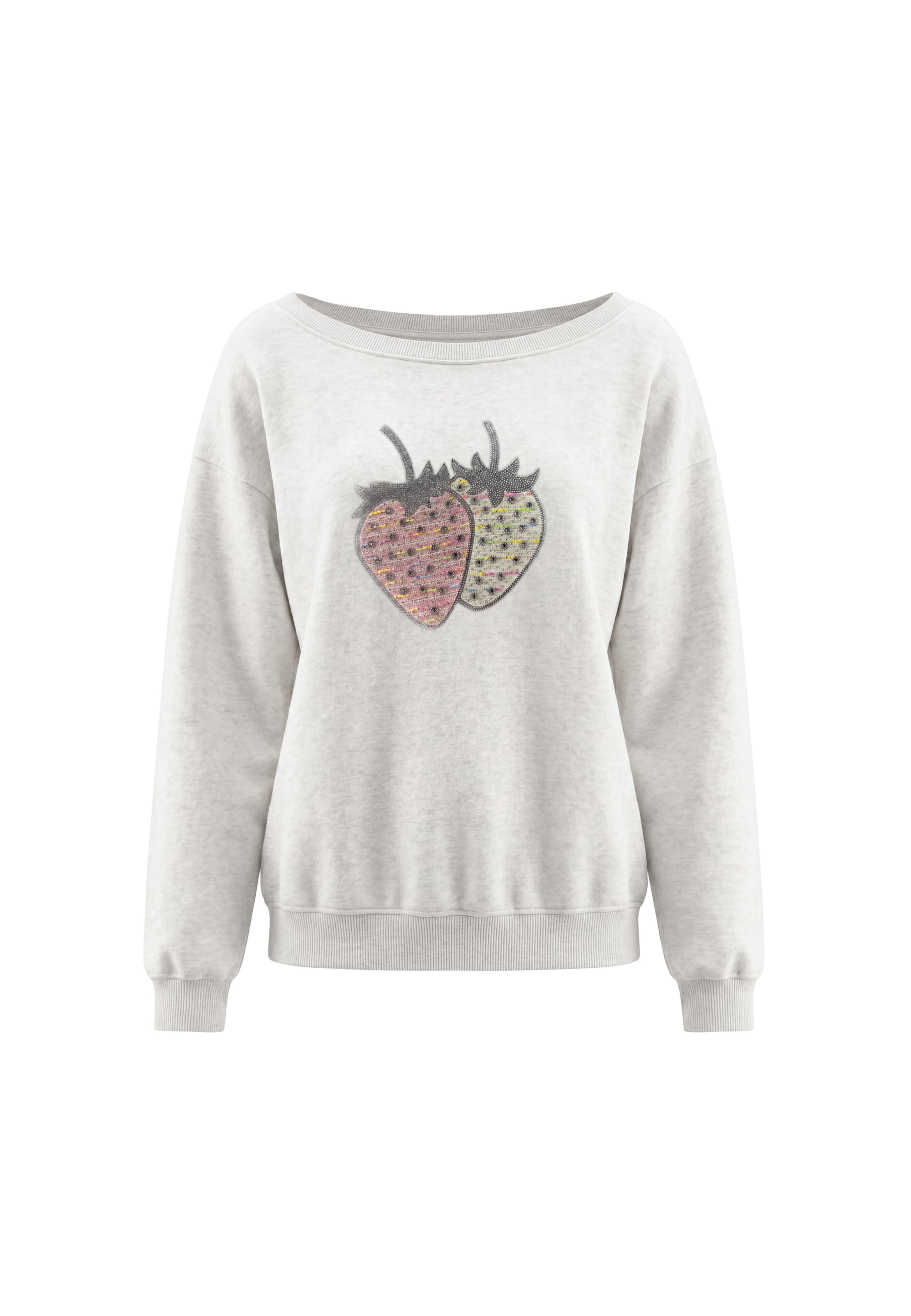Sweat-shirt MYMO en blanc : devant