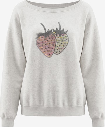 Sweat-shirt MYMO en blanc : devant