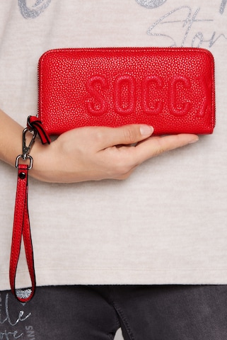 Soccx Portemonnaie in Rot: Vorderseite