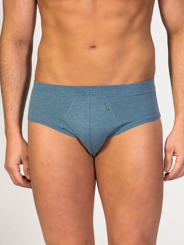 zd ZERO DEFECTS Slip 'Mercurio Soya Brief' in Blue: front