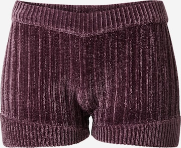 Tally Weijl Skinny Kalhoty – fialová: přední strana