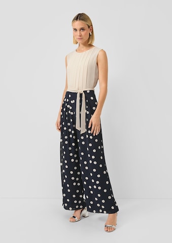 s.Oliver Jumpsuit in Beige: voorkant