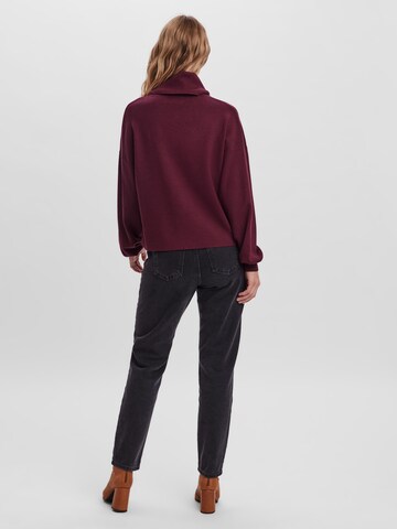 VERO MODA Pullover 'NANCY' in Rot