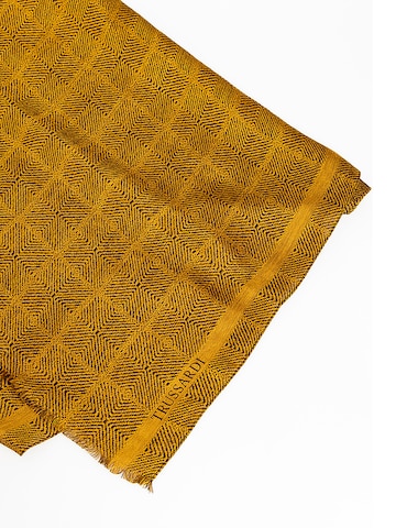 Sciarpa 'Sciarpa uomo Trussardi misto viscosa e sisal 185x60 cm' di Trussardi in giallo