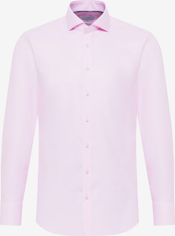 ETERNA Slim fit Overhemd in Roze: voorkant
