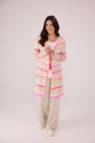 LIEBLINGSSTÜCK Knit Cardigan 'Sina' in Beige: front