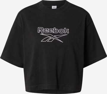 Reebok - Camisa em preto: frente