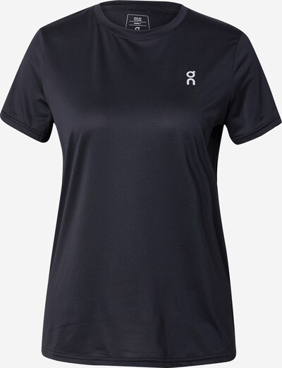 On Performance Shirt in Black / White, Item view