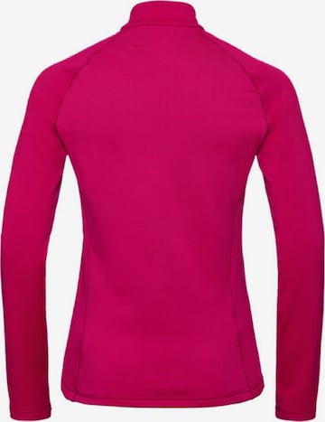 ODLO Athletic Sweatshirt ' Midlayer 1/2 zip SNOWCROSS ' in Red