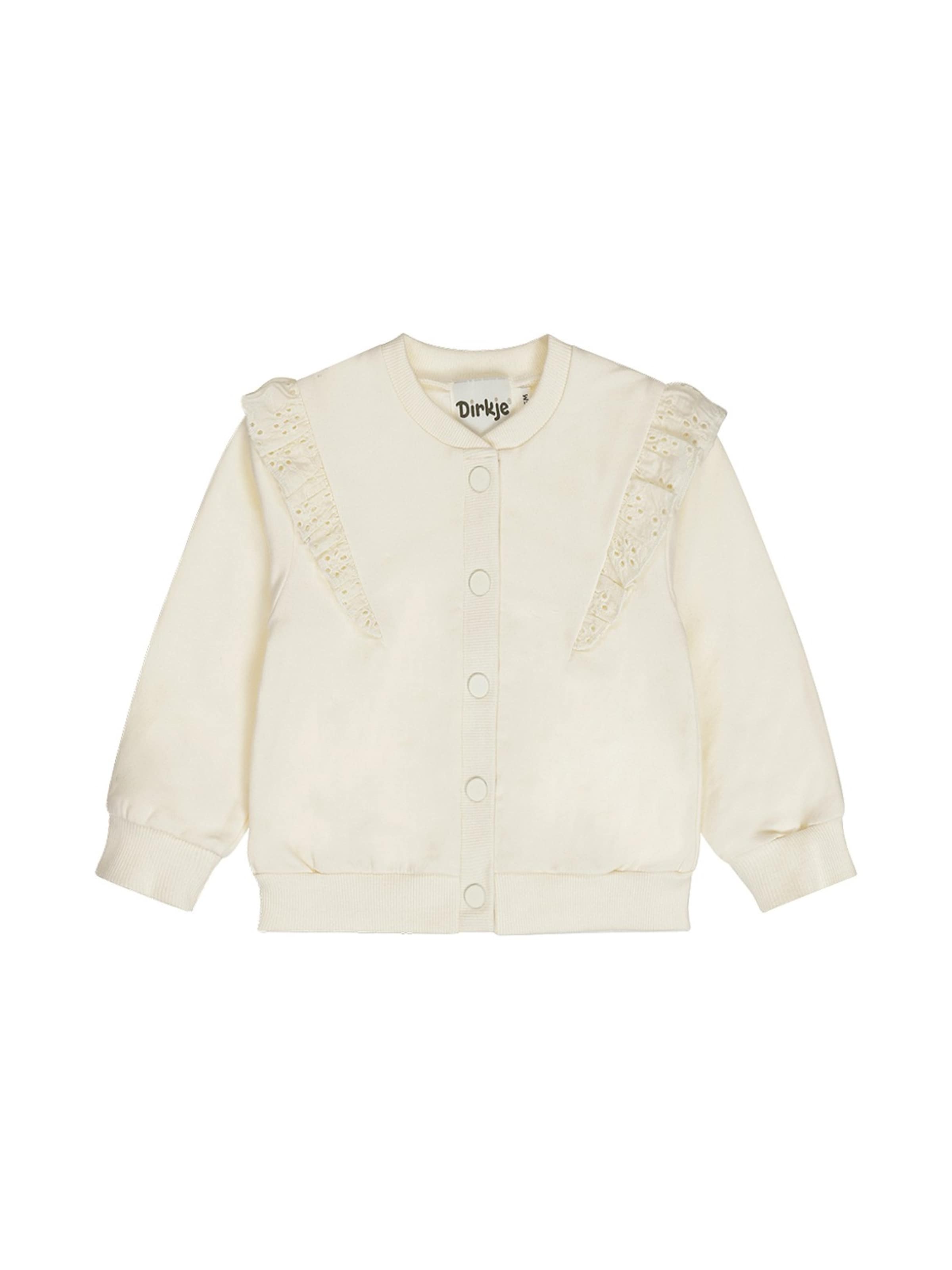 Cardigan 'Cardigan, loose fit' Dirkje en blanc : devant