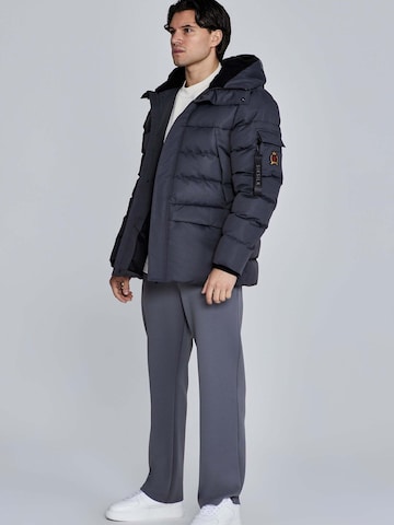 Veste d’hiver 'Parka' SikSilk en gris