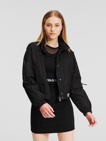 KARL LAGERFELD JEANS Between-season jacket in Black: front