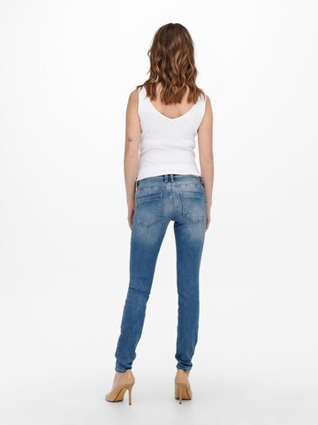 Only Maternity Skinny Jeans i blå