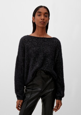 s.Oliver BLACK LABEL Pullover in Schwarz: Vorderseite