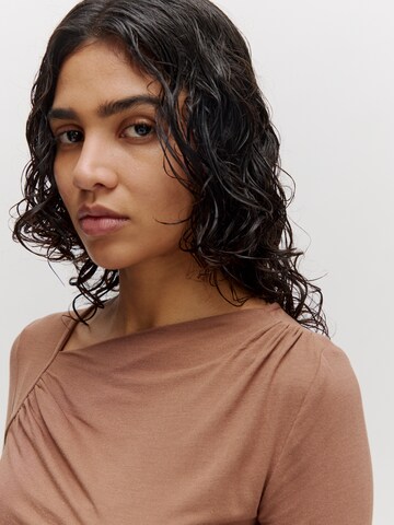 EDITED Shirt 'Hidekel' in Brown