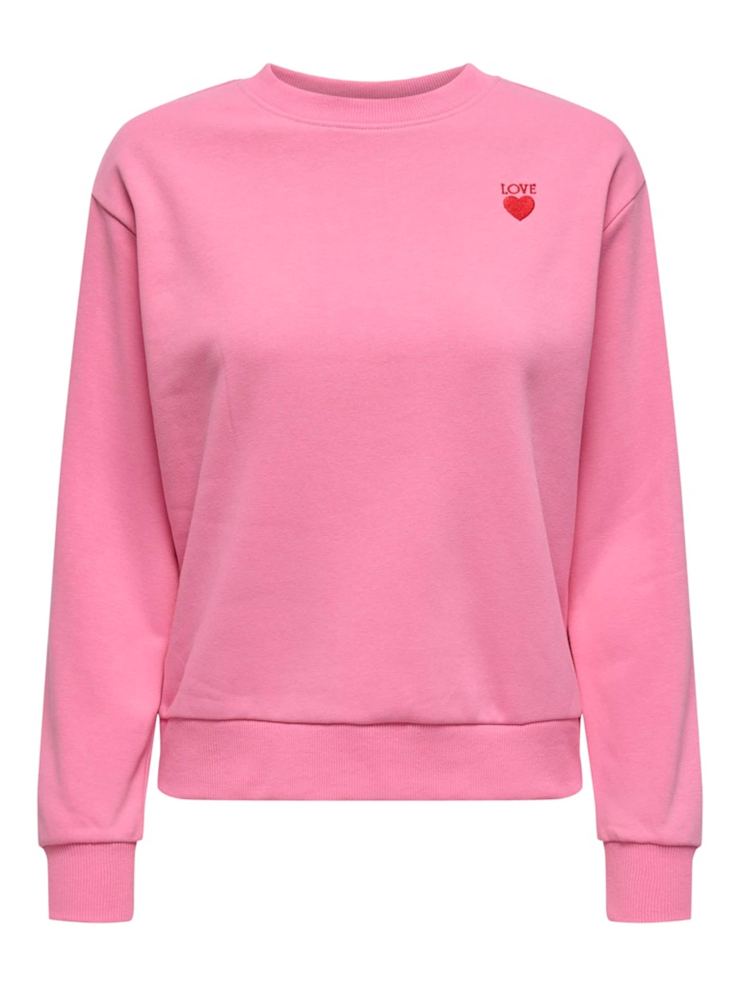 JDY Sweatshirt 'JDYPARIS' in Pink: Vorderseite