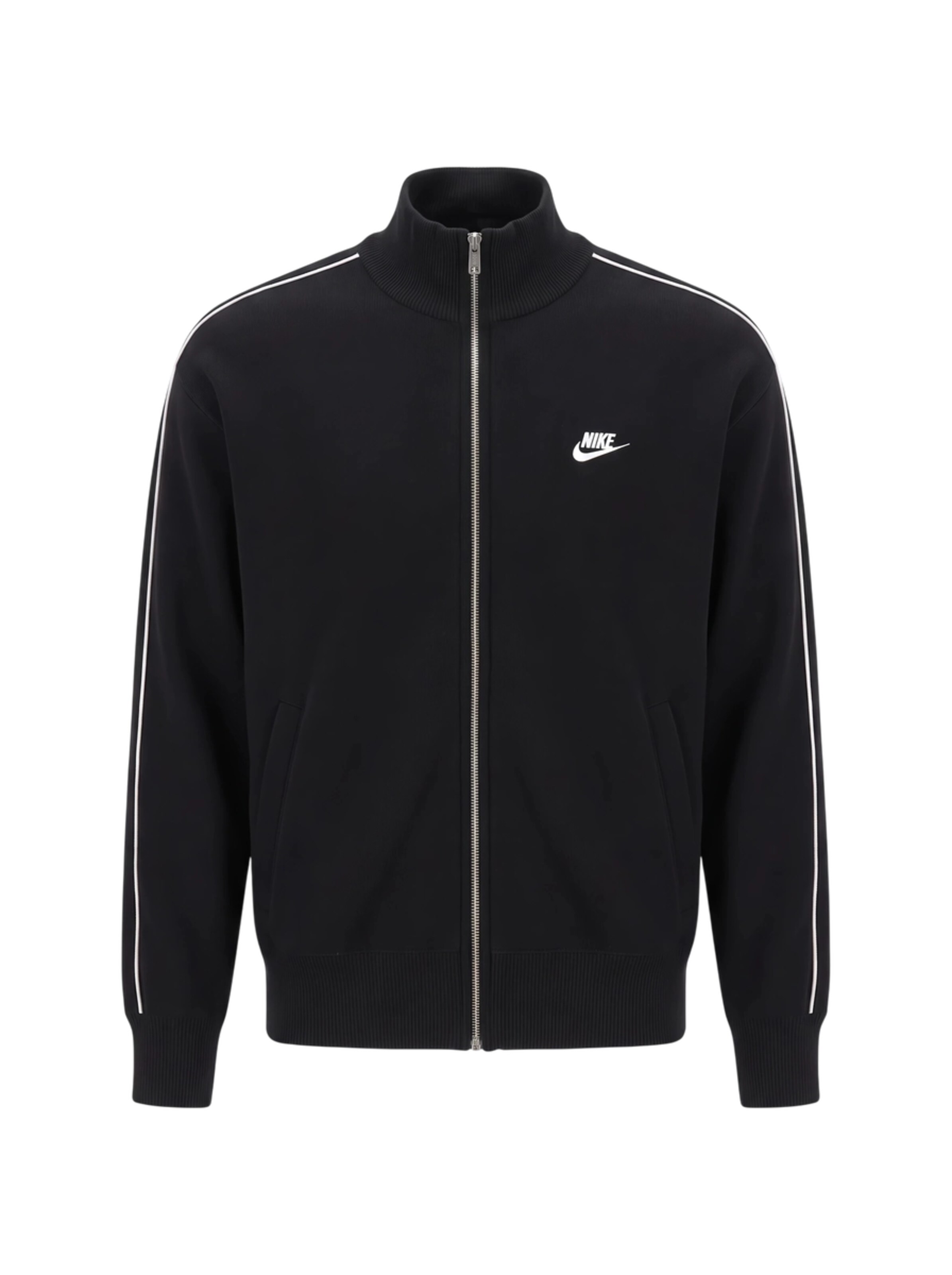 Nike Sportswear Tréning dzseki 'Club' - fekete: elől