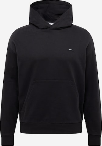 Calvin Klein Sweatshirt in Zwart: voorkant