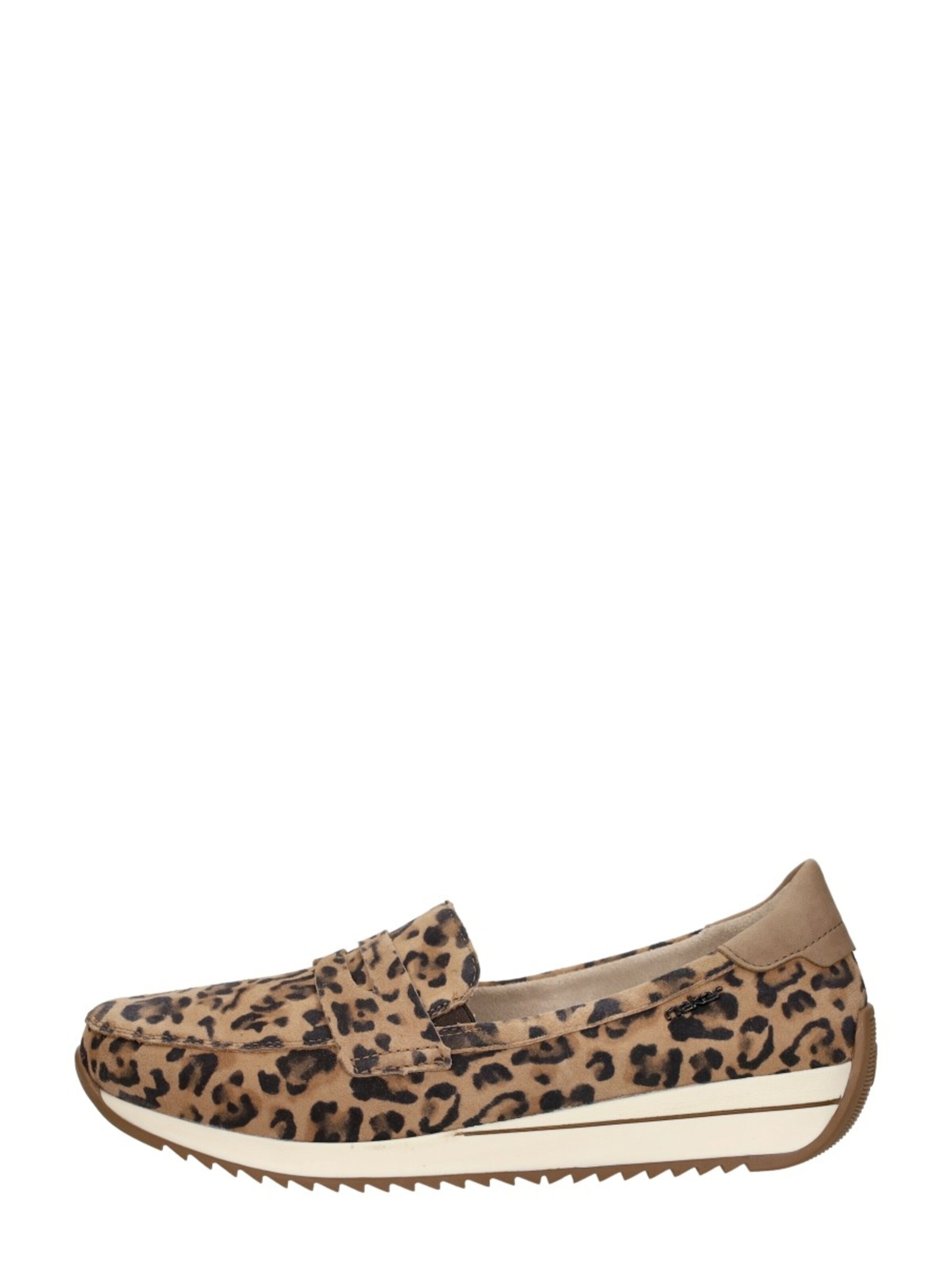 Rieker Instappers 'Sportief' in Beige: voorkant