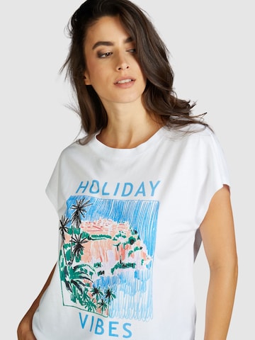 MARC AUREL Shirt in Wit