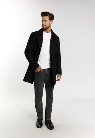 DreiMaster Vintage Between-Seasons Coat in Black