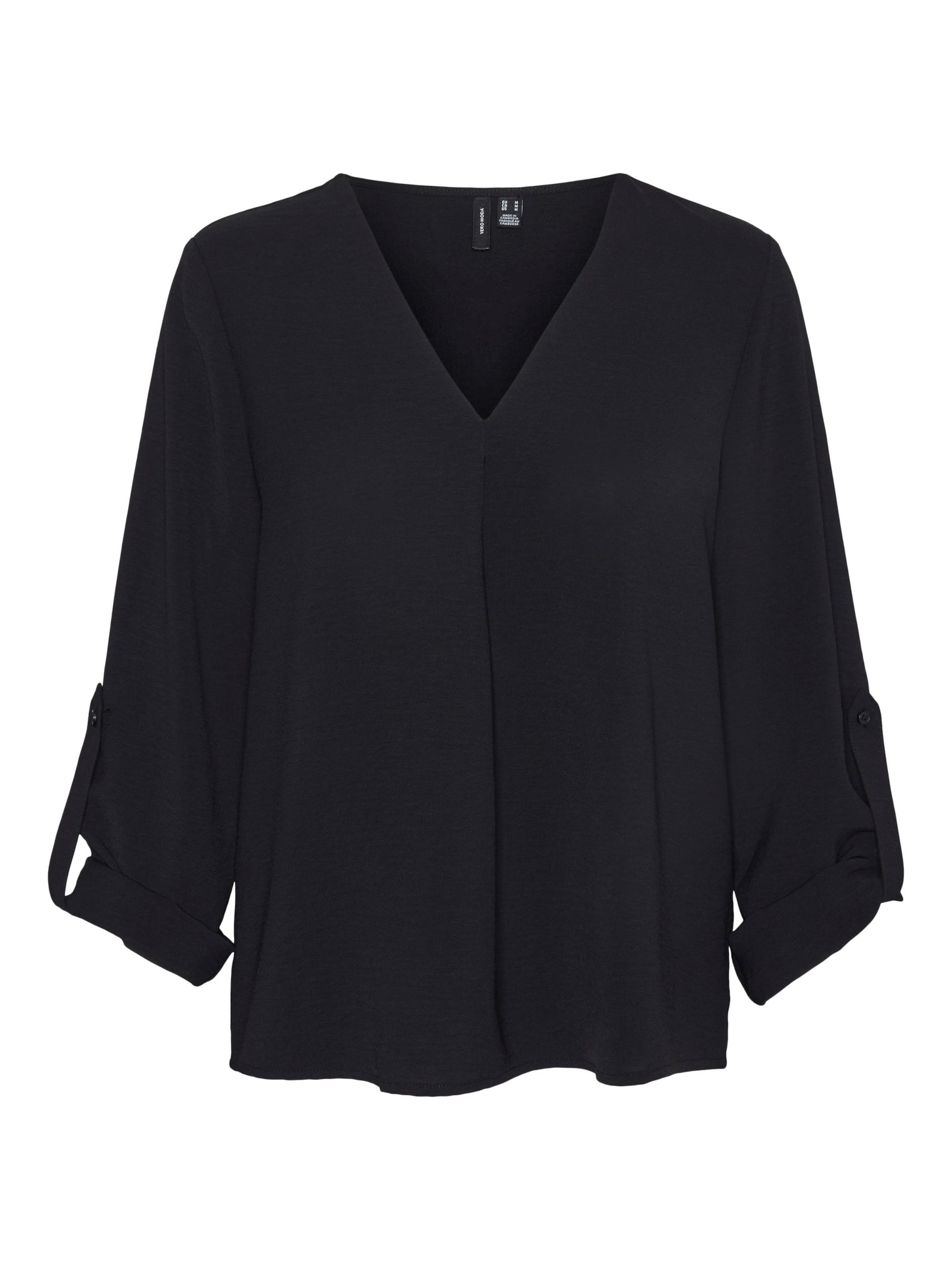 VERO MODA Bluse 'Kas' in Schwarz: Vorderseite