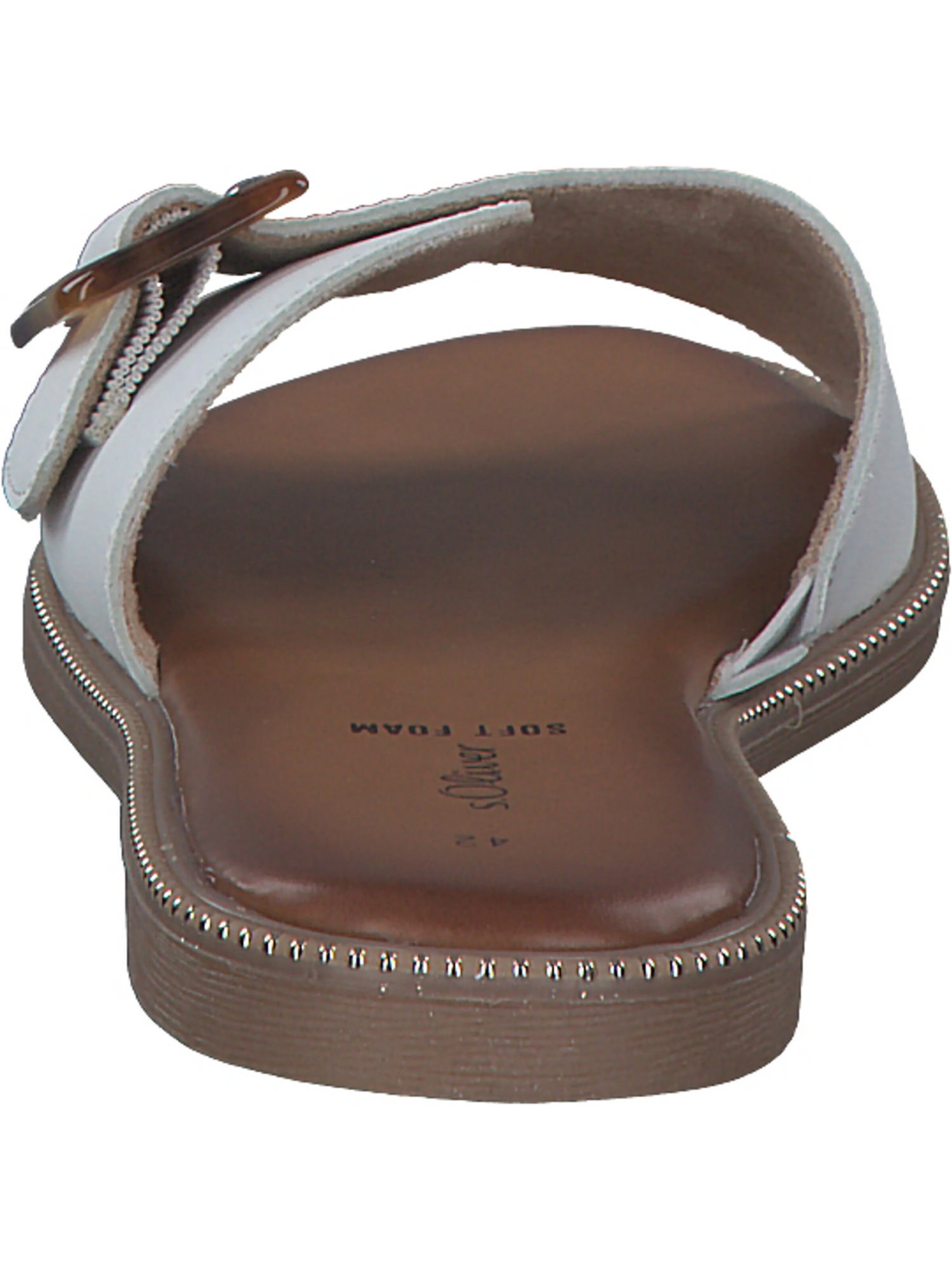 s.Oliver Pantolette in Weiß