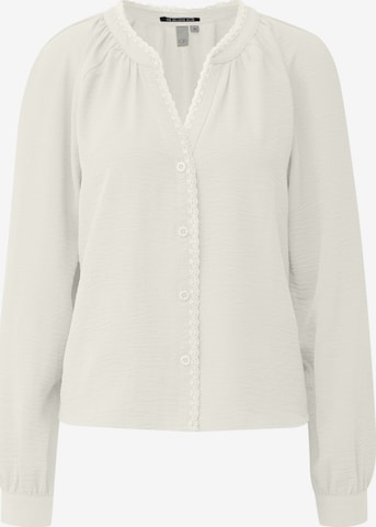 QS Bluse in Beige: Vorderseite