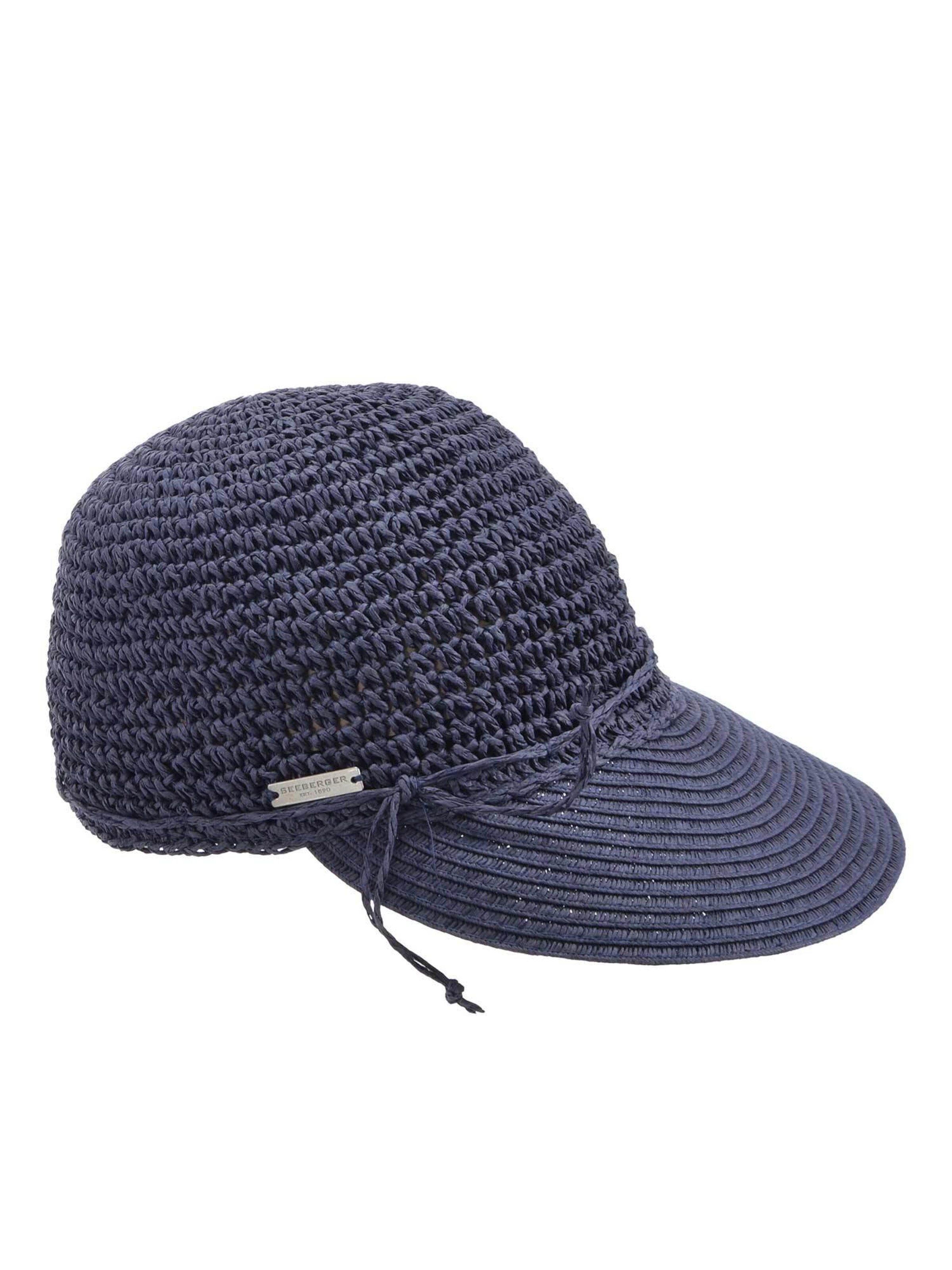 Seeberger Cap 'Cap'‌‌‌‌‌‌‌‌‌‌ in Blau: Vorderseite