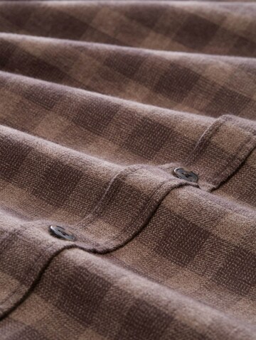 TOM TAILOR Regular Fit Hemd in Braun