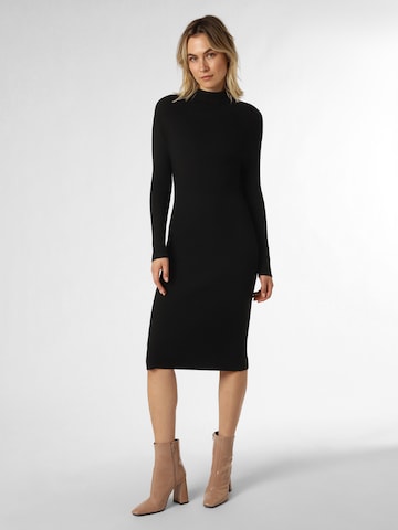 Robe ' ' apriori en noir : devant