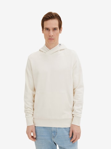 TOM TAILORSweater majica - bež boja: prednji dio