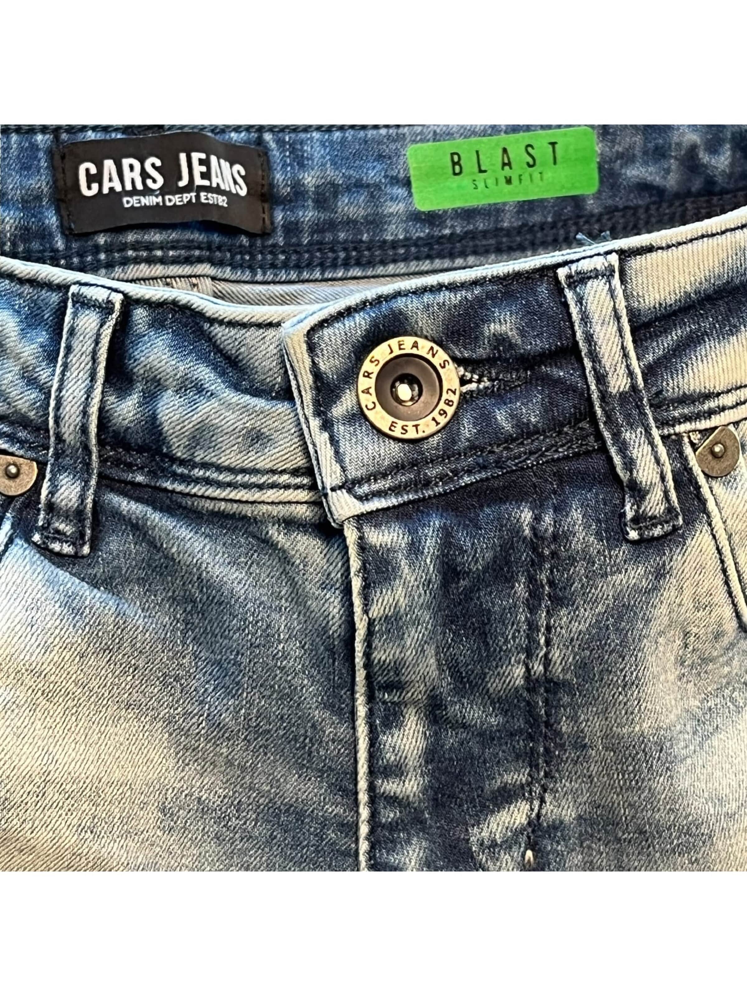 CARS Baggy Jeans 'blast' in Grijs: voorkant