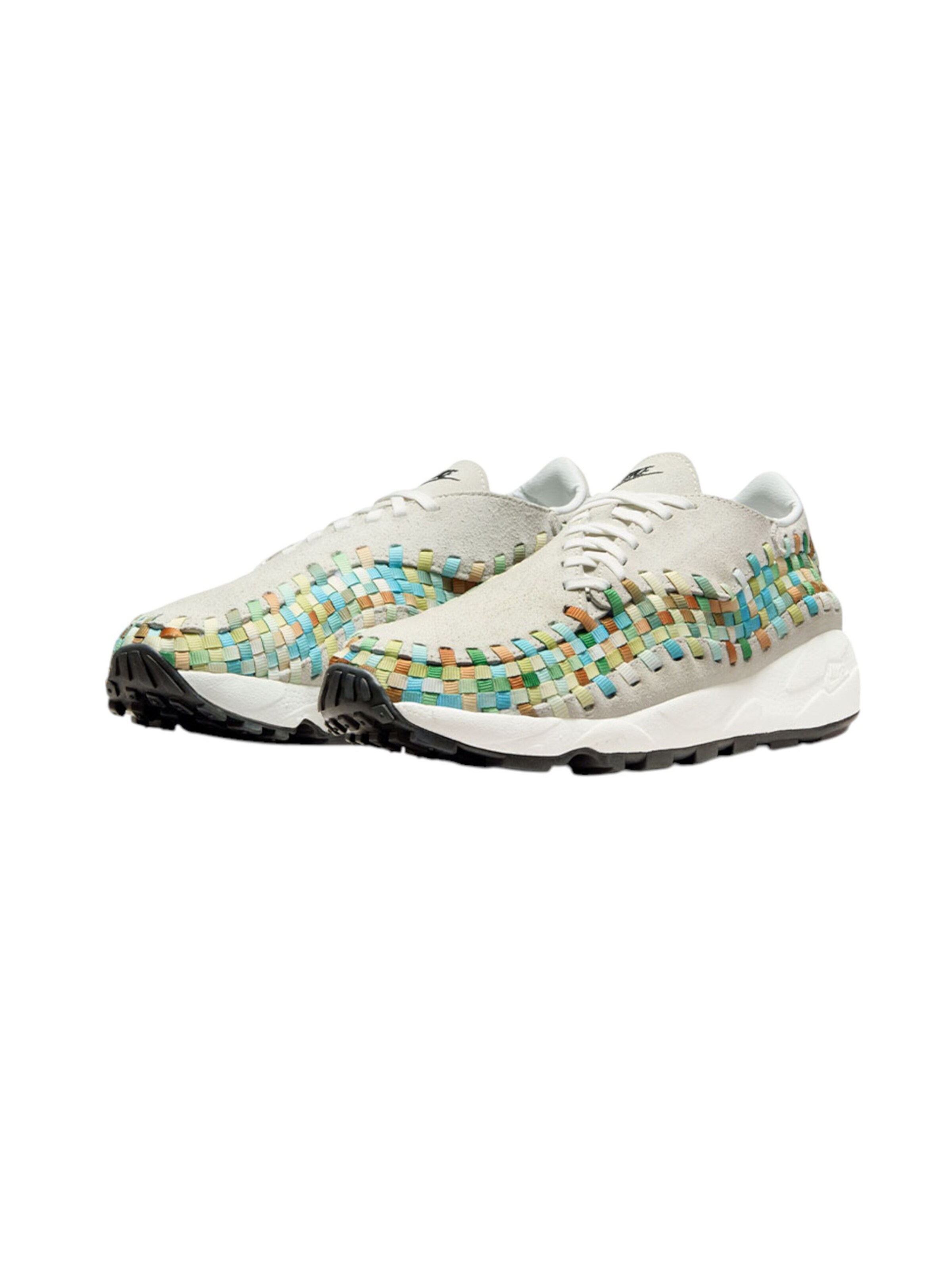 Sneaker bassa 'AIR FOOTSCAPE WOVEN' Nike Sportswear di colore beige / blu / nero / bianco, Visualizzazione prodotti