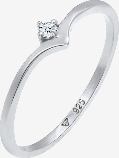 Elli DIAMONDS Ring Verlobungsring in silber, Produktansicht
