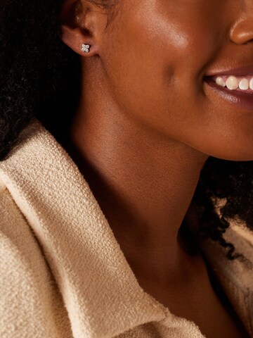 Lucardi Earrings 'Basic' in Silver
