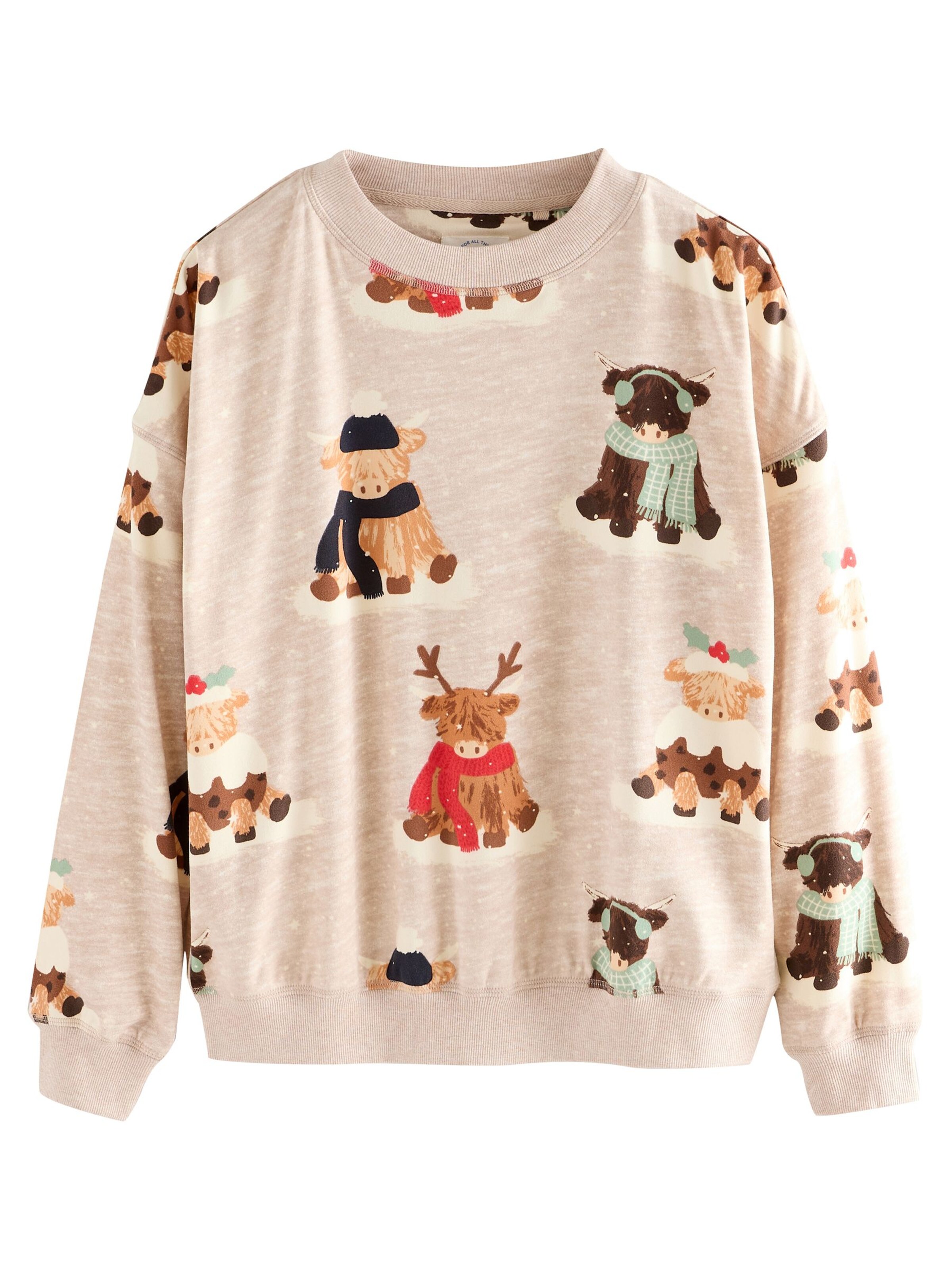 Pyjama 'Christmas' Next en beige