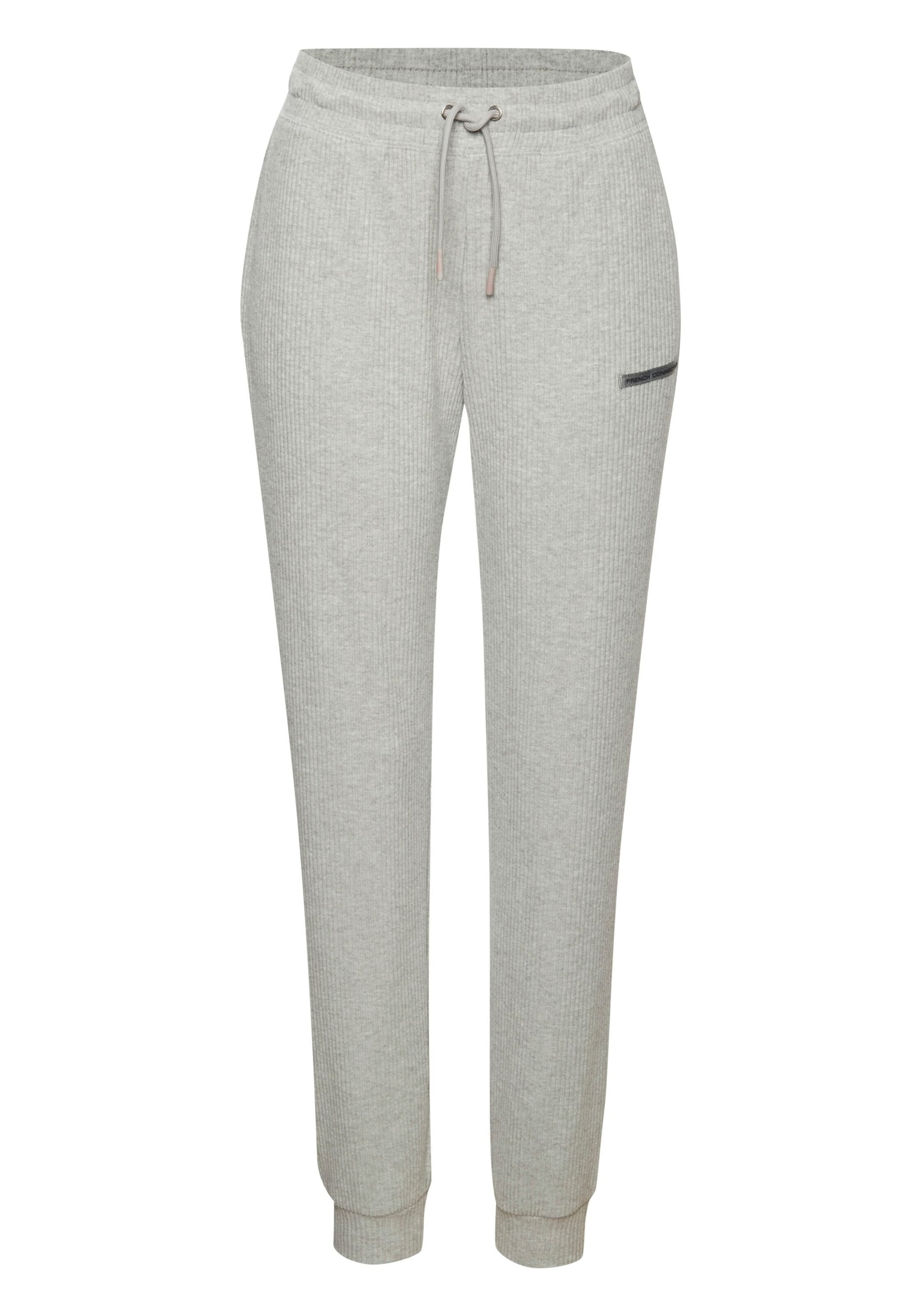 Effilé Pantalon FRENCH CONNECTION en gris : devant